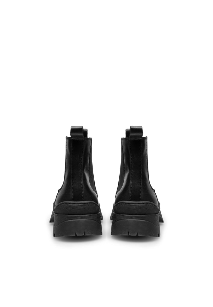 Last Studio Jerold/05 Leather - Black Ankle Boots Black